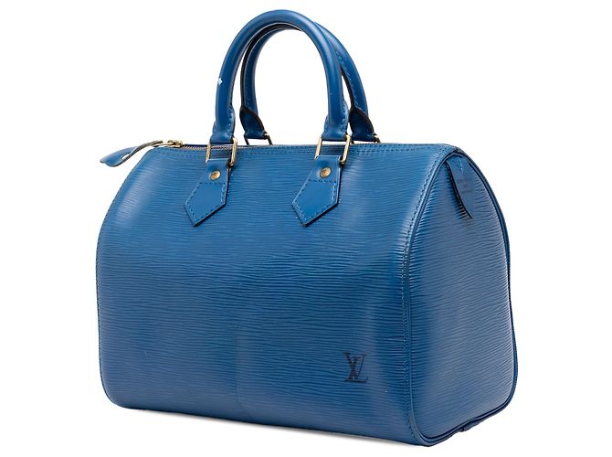 Bolsa Boston Louis Vuitton Epi Speedy 25 Azul - vista 2