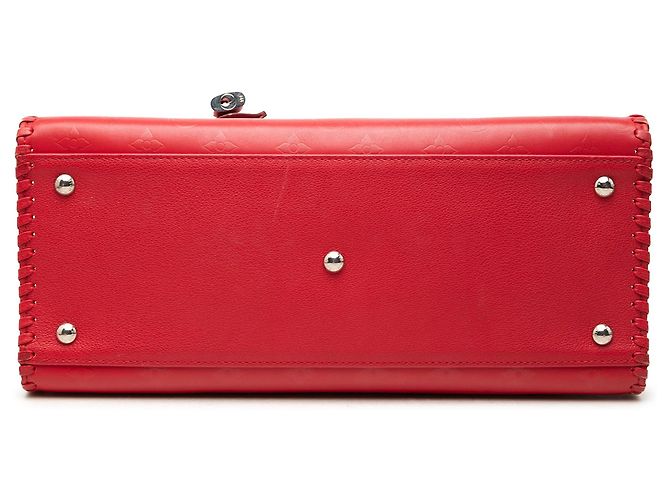 Louis Vuitton Monogram Very Leather Very Zipped Satchel rot - Ansicht 3