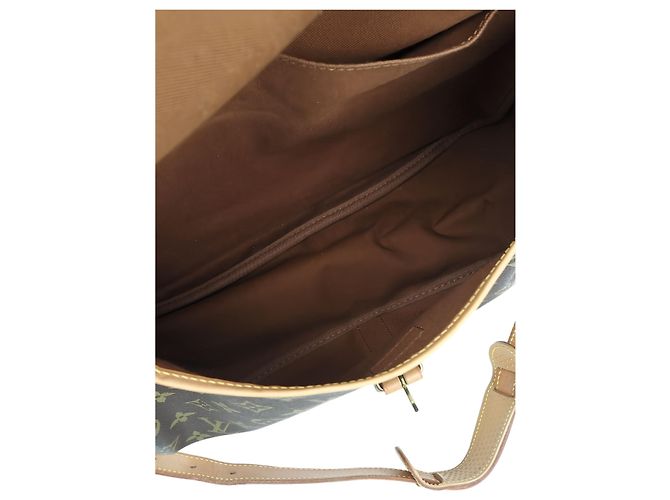 Borsa a tracolla Louis Vuitton Monogram Saumur 35 Marrone - vista 2