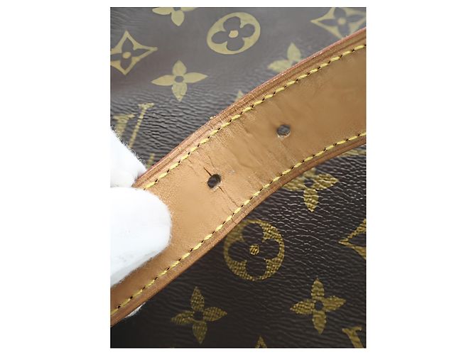Borsa a tracolla Louis Vuitton Monogram Saumur 35 Marrone - vista 6