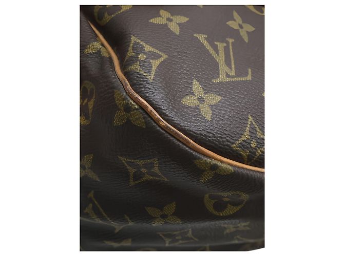 Borsa a tracolla Louis Vuitton Monogram Saumur 35 Marrone - vista 7