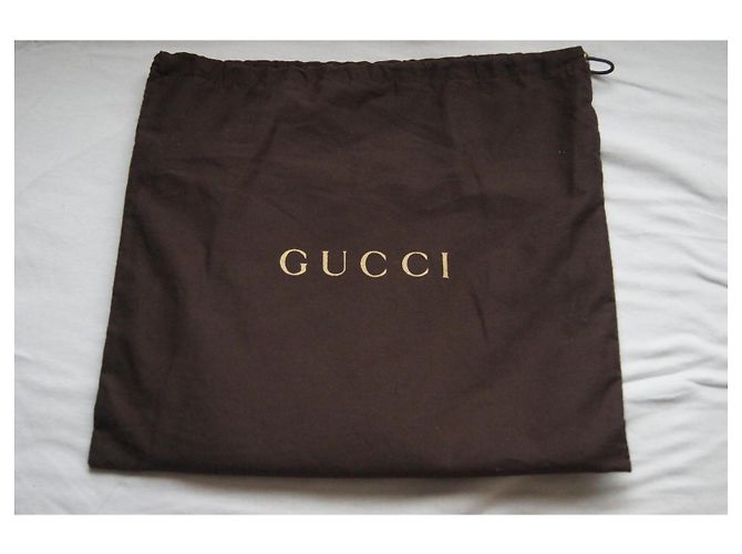 Pochette Gucci a righe in tela e pelle Bianco Rosso Blu Multicolore - vista 9