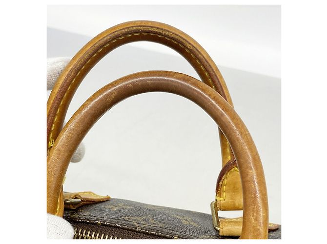Borsa Louis Vuitton Monogram Speedy 25 Marrone - vista 10