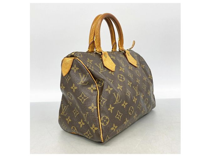 Borsa Louis Vuitton Monogram Speedy 25 Marrone - vista 2