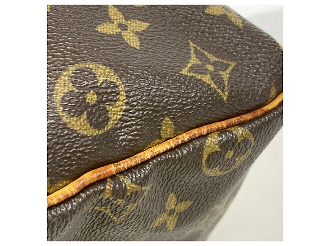 Borsa Louis Vuitton Monogram Speedy 25 Marrone - vista 7