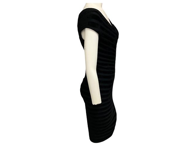 Alaïa Abito in velluto con spalle scoperte Alaia Black Noir - vista 2
