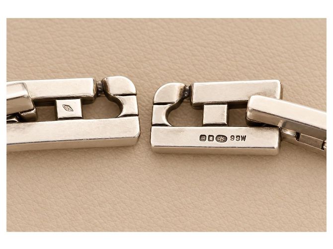Hermès Hermes Collana a maglie H Hercule -Héraclès in argento - vista 4