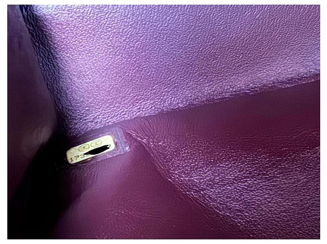 Timeless Bolsa de ombro Chanel Jumbo em pele de cordeiro acolchoada preta, seminova - vista 15