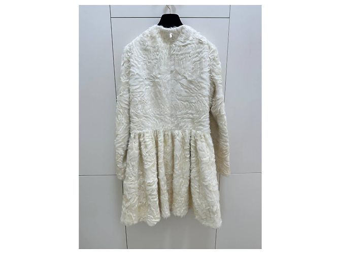 Abrigo J. Mendel Paris Marfil con Capucha Desmontable Talla S De Segunda Mano - vista 2