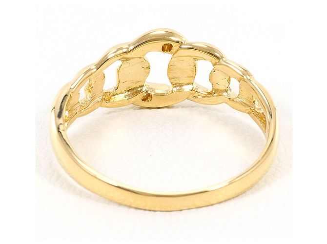 Autre Marque Ehering aus 18K Gelbgold mit Diamanten - Ansicht 3