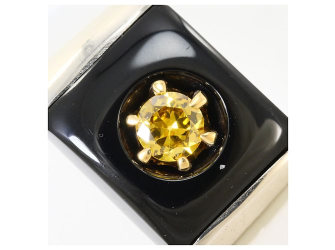 Autre Marque Ehering aus PT900 Platin und 18K Gelbgold - Ansicht 2