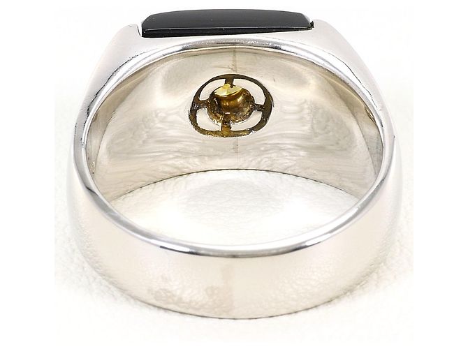 Autre Marque Ehering aus PT900 Platin und 18K Gelbgold - Ansicht 4