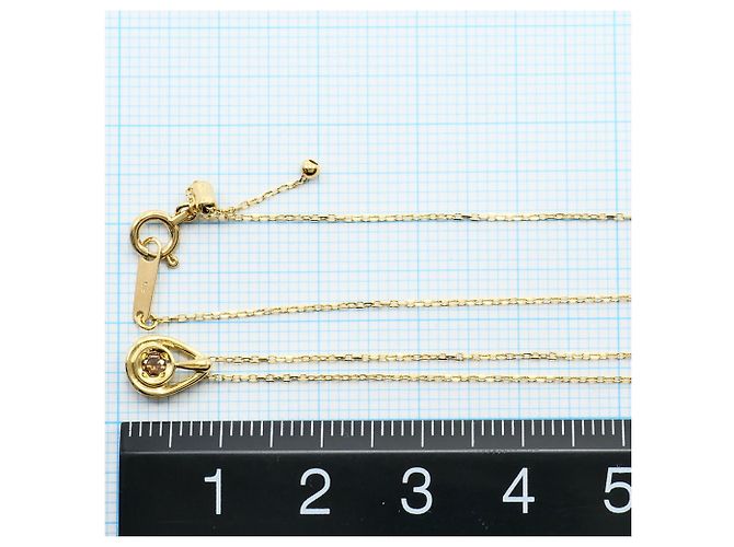 Autre Marque Collar de oro amarillo 18K con diamante marrón - vista 4