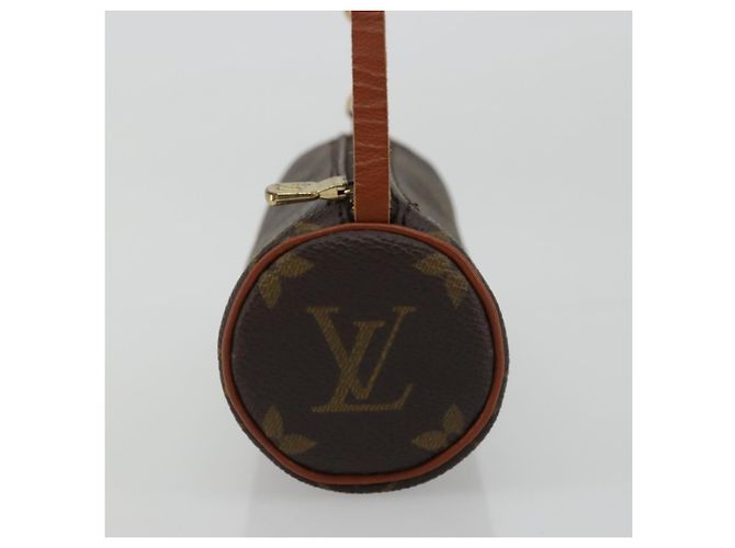 Louis Vuitton Papillon Pochette Monogram Canvas Mini Marrom - vista 4