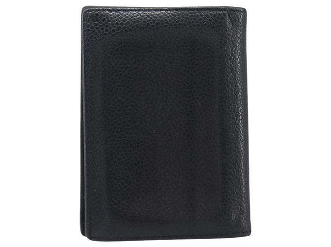 Tarjetero bifold Chanel Timeless Caviar Negro - vista 2