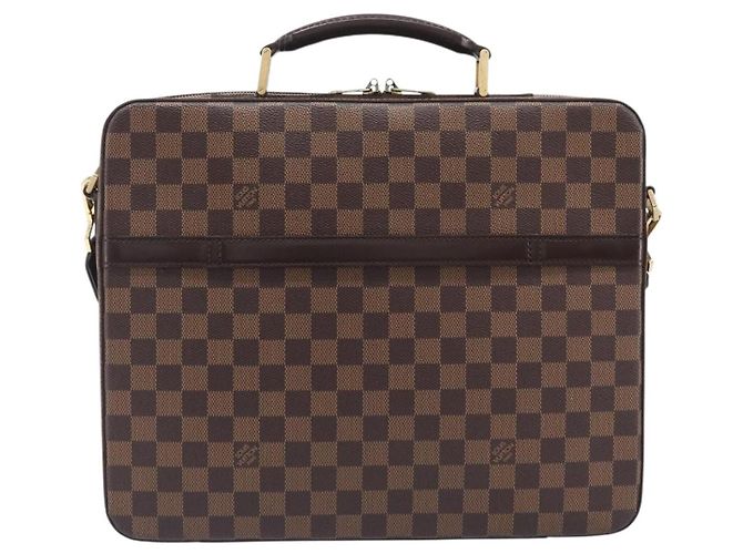 Louis Vuitton Sabana Laptop Damier Marrom - vista 2