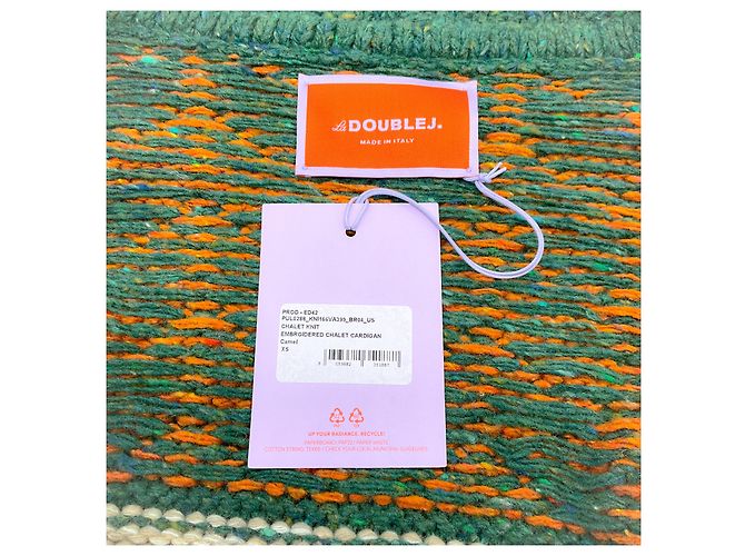 Autre Marque La DoubleJ Camel Multi Wool Embroidered Chalet Cardigan - Ansicht 4