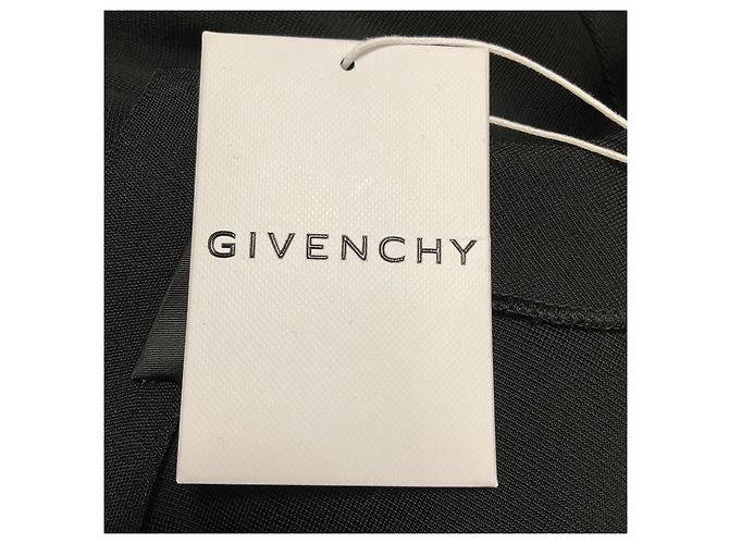 Vestido midi acampanado con volantes y manga corta Givenchy negro - vista 5