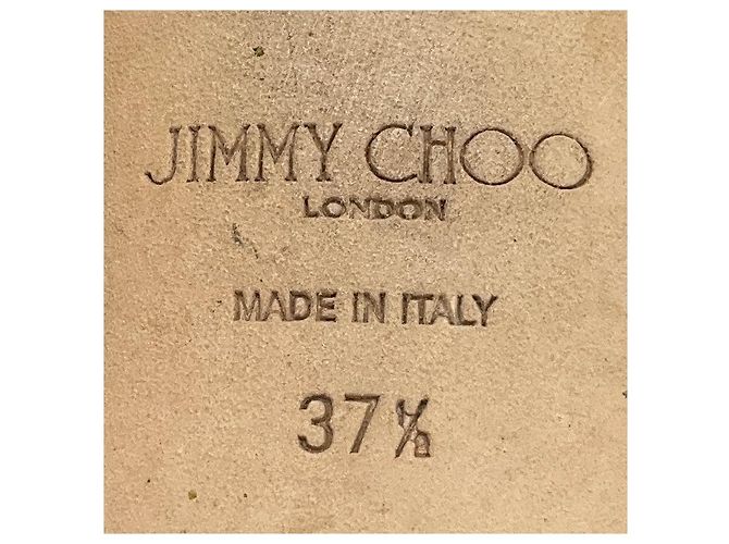 Jimmy Choo Ballerine in raso con punta a s punta e cristalli viola - vista 7