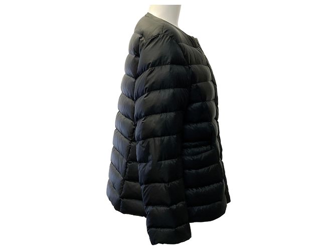Casaco puffer sem gola preto Jil Sander - vista 2
