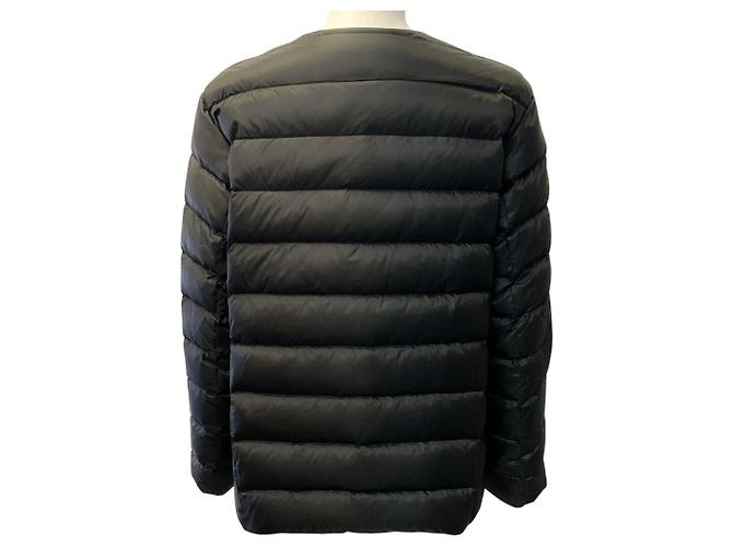 Casaco puffer sem gola preto Jil Sander - vista 3