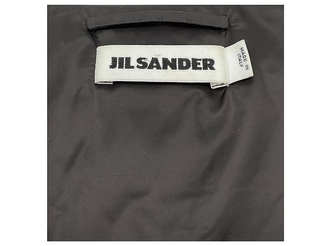 Casaco puffer sem gola preto Jil Sander - vista 5