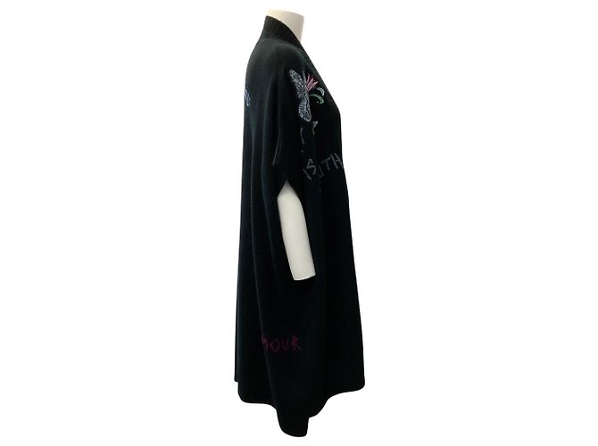 Zadig & Voltaire Indiany offener Cardigan aus Kaschmir in Schwarz - Ansicht 2