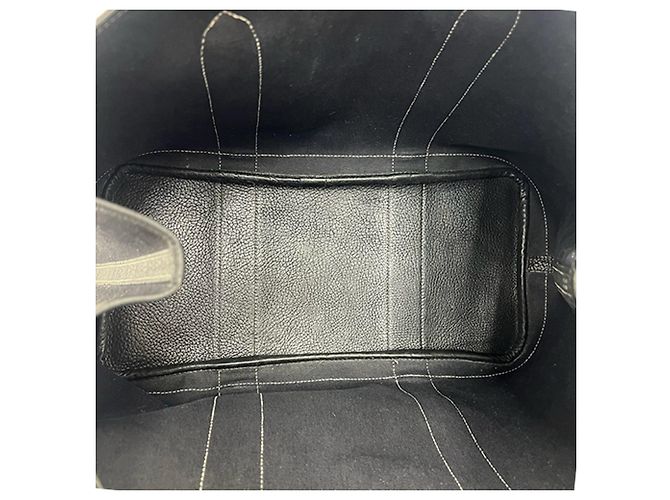 Borsa Tote Garden Party 36 Hermès in Toile e Negonda Nera Nero - vista 4