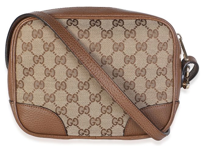 Dionysus Borsa Mini Bree Messenger Gucci in canvas GG e pelle di vitello Dollar Beige Tobacco - vista 2