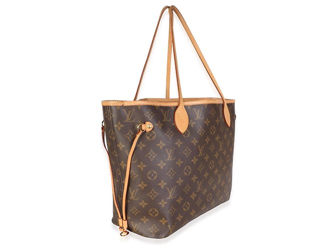 Louis Vuitton Monogram Canvas Neverfull MM Marron - vue 4