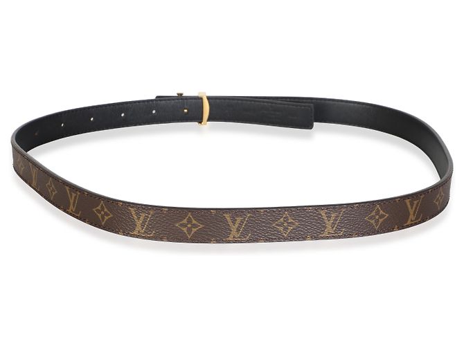 Cinturón Louis Vuitton Black Monogram Canvas Reversible LV Iconic 20mm 80/32 - vista 2