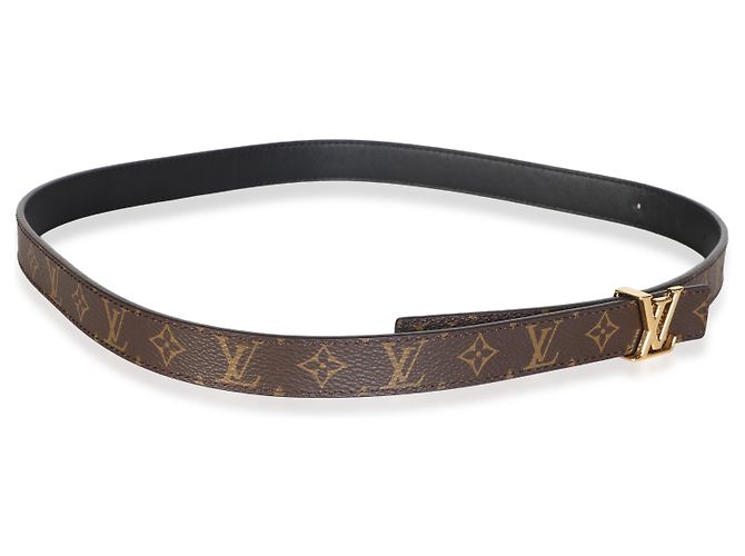 Cinturón Louis Vuitton Black Monogram Canvas Reversible LV Iconic 20mm 80/32 - vista 4