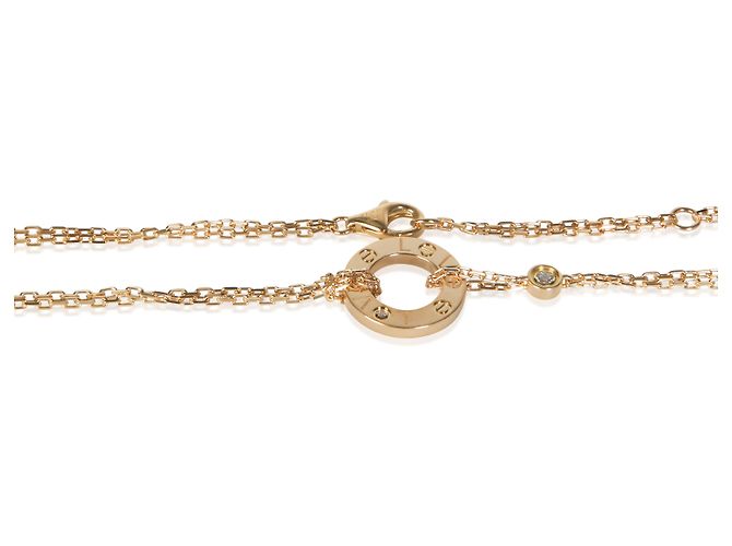 Collana Cartier Love in oro giallo e diamanti - vista 2