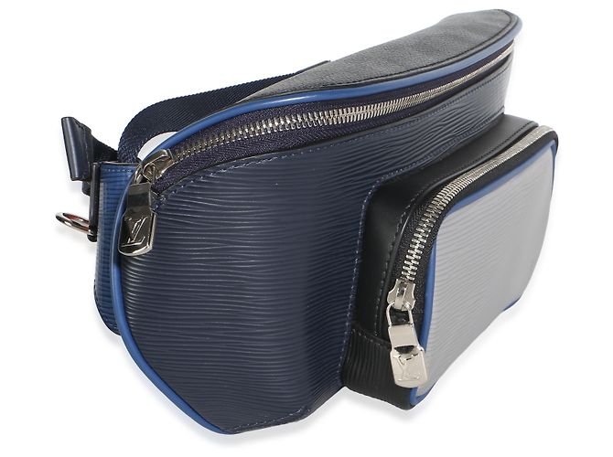 Bumbag Marsupio Louis Vuitton Damier Graphite Canvas Multicolor Epi Marrone Nero Blu Multicolore - vista 4