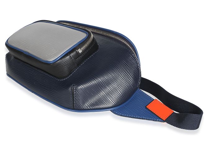 Bumbag Marsupio Louis Vuitton Damier Graphite Canvas Multicolor Epi Marrone Nero Blu Multicolore - vista 6