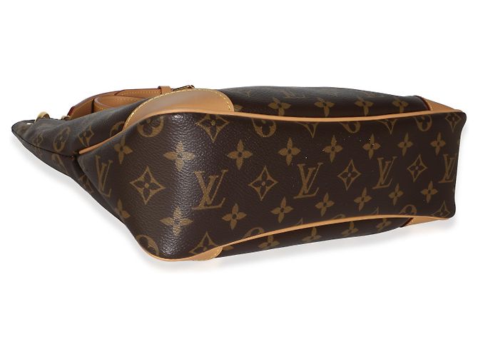 Louis Vuitton Natural Monogram Canvas Odeon MM Marrone - vista 7