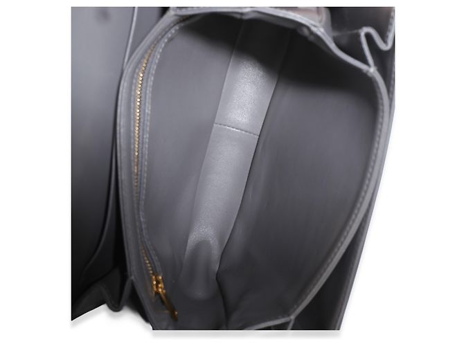 Céline Borsa Celine Teen Triomphe in pelle di vitello martellata e liscia Marrone - vista 5