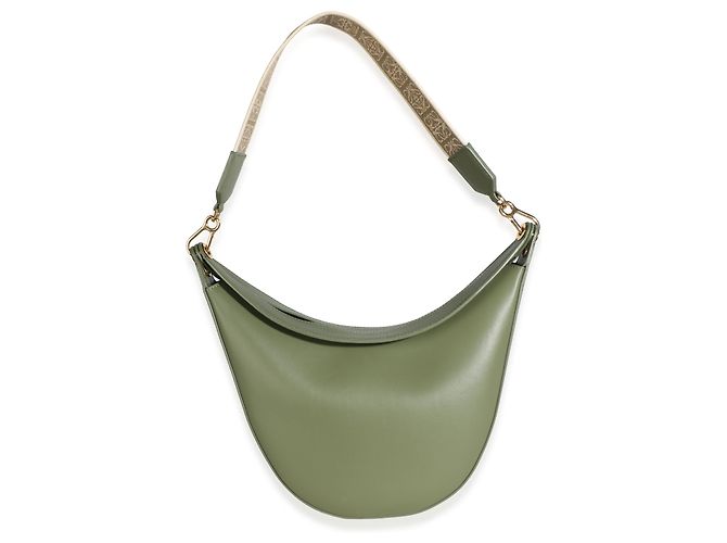 Bolso Luna Medium de piel de ternera satinada Avocado Loewe Verde - vista 2