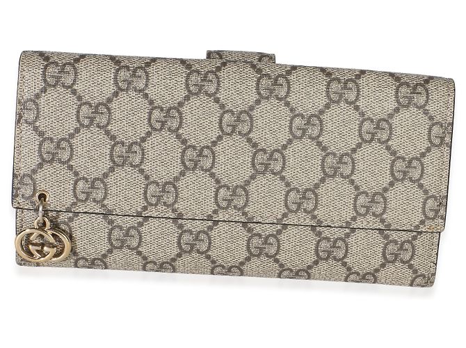 Cartera larga trifold Gucci GG Plus Monogram GG Pierce - vista 2