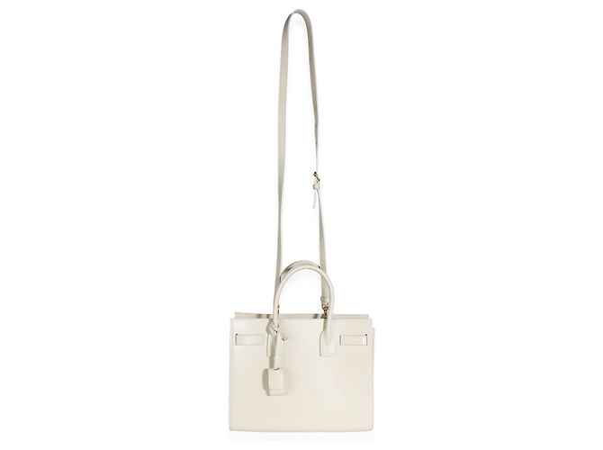 Autre Marque Saint Laurent Crema Soft Smooth Calfskin Baby Sac De Jour - vista 5