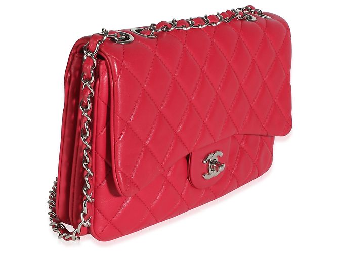 Gabrielle Chanel Medium 3 gesteppte Lammleder Tasche in Rosa Pink - Ansicht 4