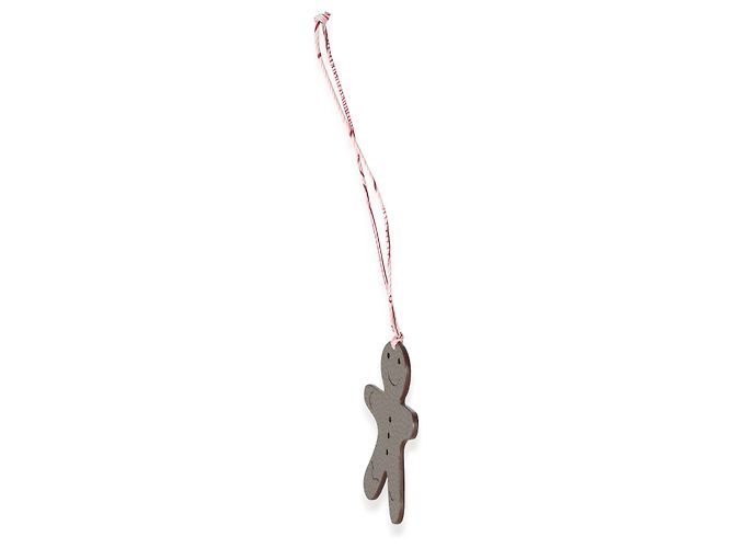 Hermès Petit H Etain Togo Gingerbread Man Charm - Ansicht 3