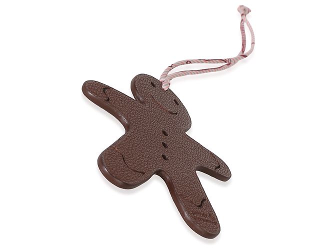 Hermès Petit H Etain Togo Gingerbread Man Charm - Ansicht 5