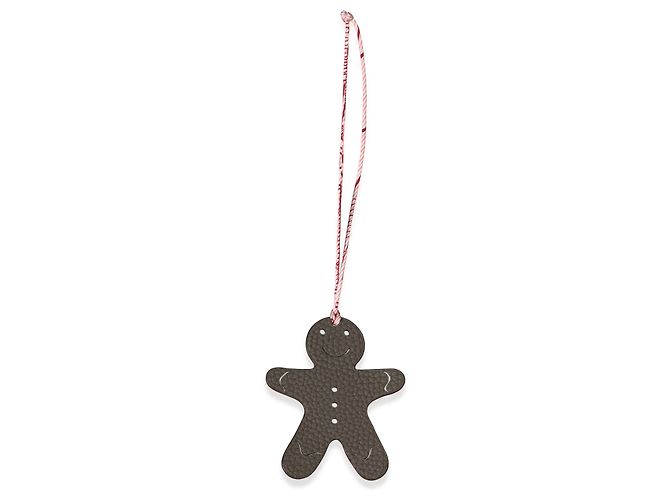 Hermès Petit H Etain Togo Gingerbread Man Charm - Ansicht 6