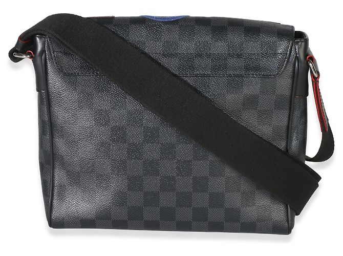Louis Vuitton Damier Graphite Canvas Alps District PM Schwarz - Ansicht 2