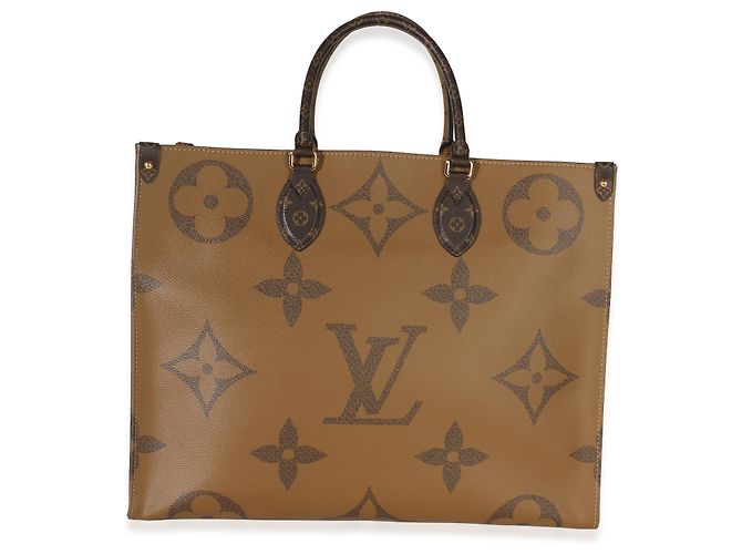Louis Vuitton Monogram Reverse Canvas Onthego GM Braun - Ansicht 2