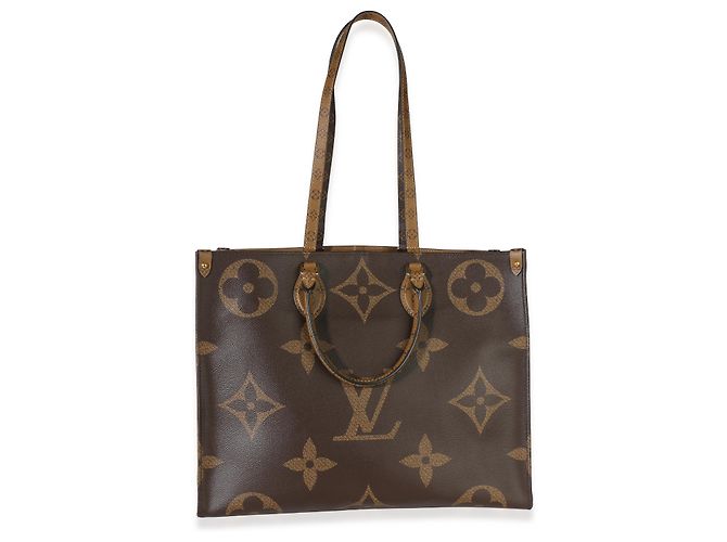 Louis Vuitton Monogram Reverse Canvas Onthego GM Braun - Ansicht 5
