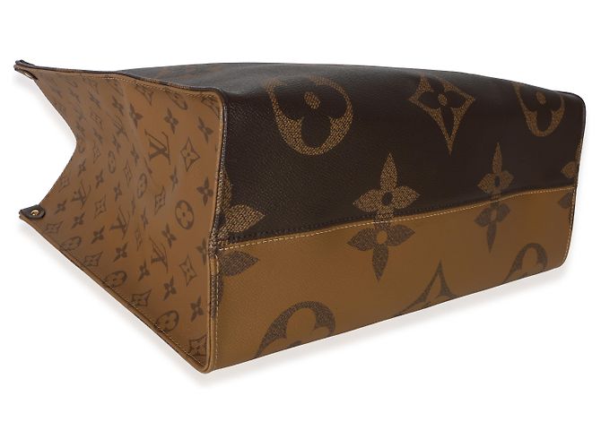 Louis Vuitton Monogram Reverse Canvas Onthego GM Braun - Ansicht 7