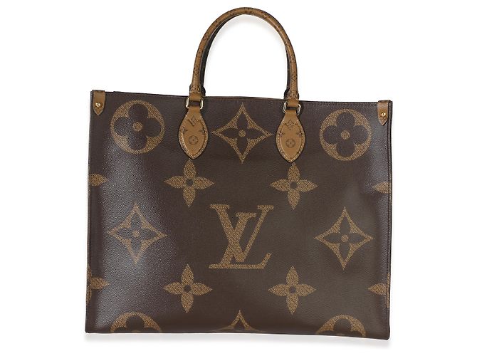 Louis Vuitton Monogram Reverse Canvas Onthego GM Braun - Ansicht 8