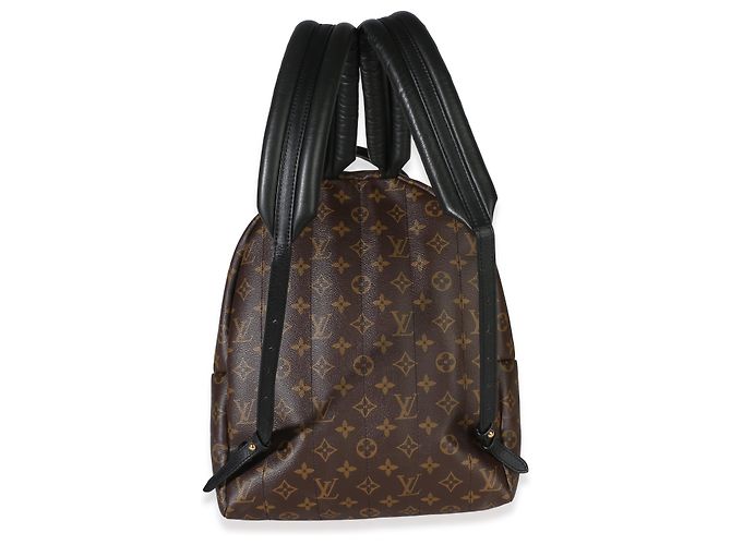 Mochila Palm Springs MM de lona Monogram Louis Vuitton Castaño - vista 2